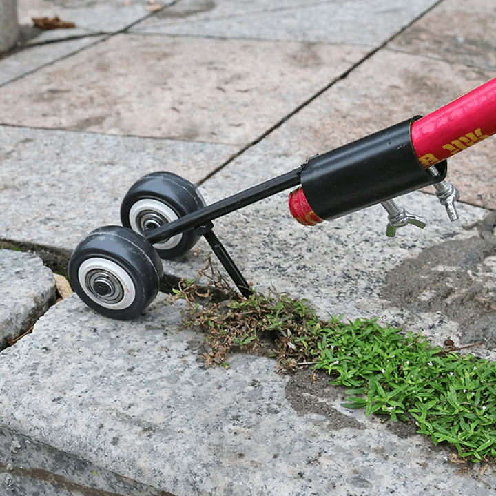 Weed Remover Telescopic Handle & Wheels Root Extraction