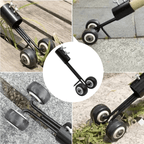 Weed Remover Telescopic Handle & Wheels Root Extraction