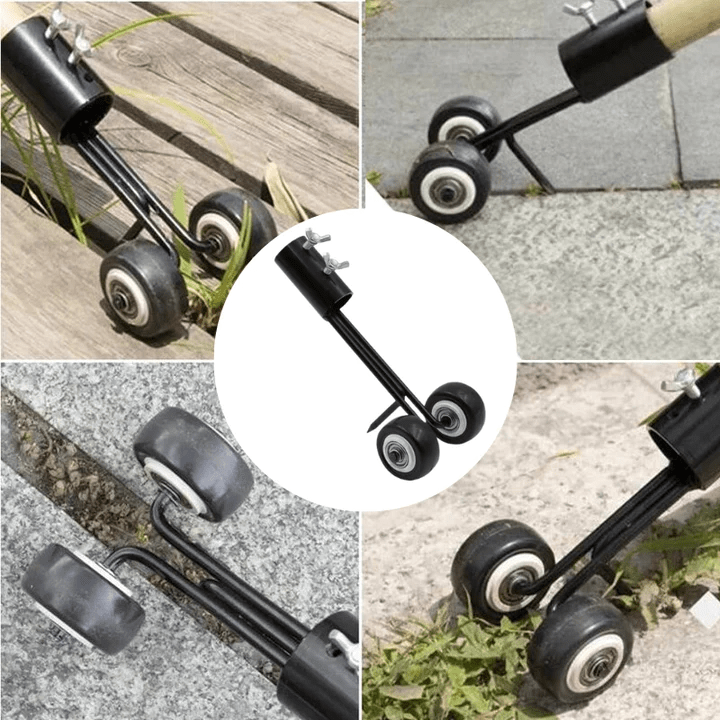 Weed Remover Telescopic Handle & Wheels Root Extraction
