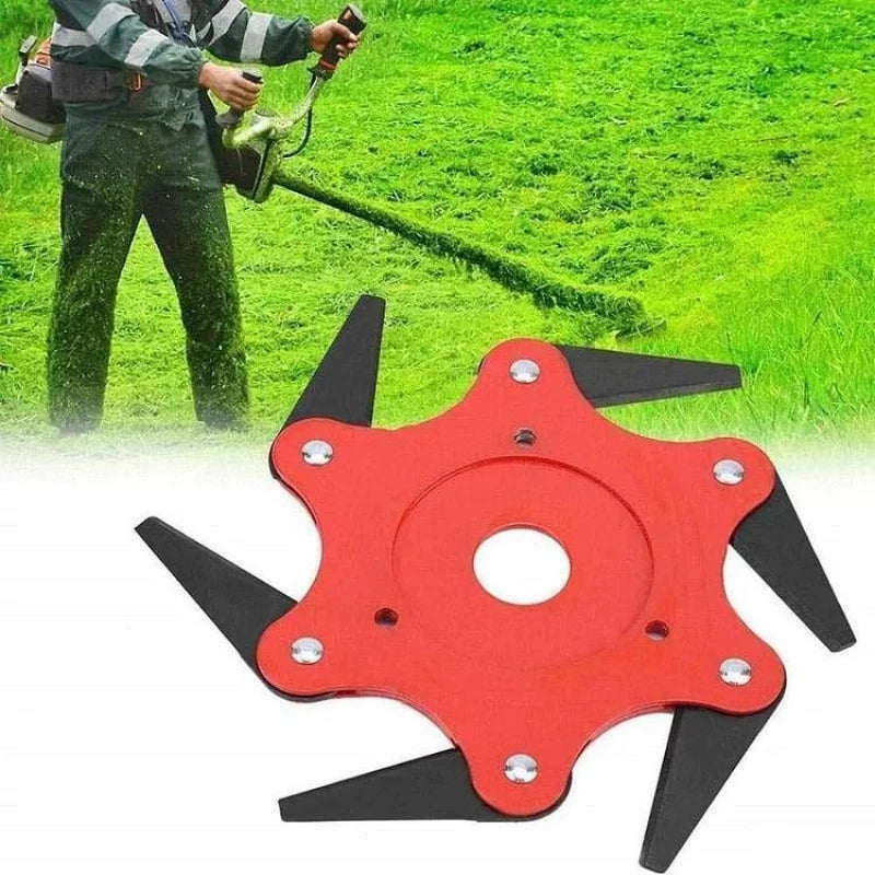 Weed Trimmer Head Manganese Steel Stone-Resistant 1 Inch Mount