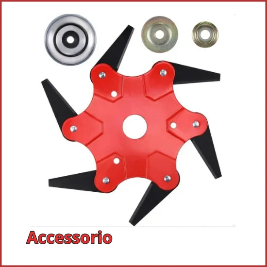 Weed Trimmer Head Manganese Steel Stone-Resistant 1 Inch Mount