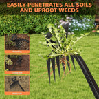 Weeding Tool Carbon Steel Long Handle Ergonomic Grip