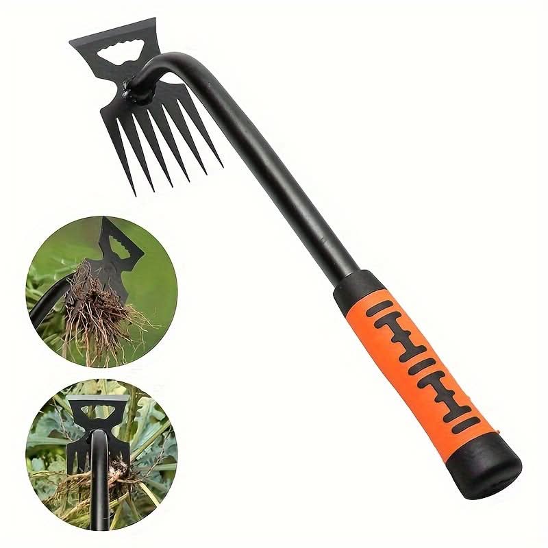 Weeding Tool Carbon Steel Long Handle Ergonomic Grip