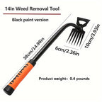 Weeding Tool Carbon Steel Long Handle Ergonomic Grip