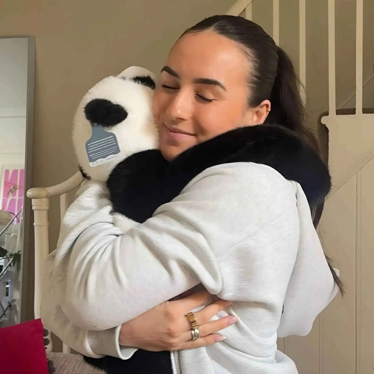 Weighted Panda Stuffed Animal Extra-Long Hugging Arms Comforting Pressure