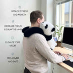 Weighted Panda Stuffed Animal Extra-Long Hugging Arms Comforting Pressure