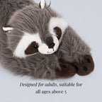 Weighted Stuffed Animal Raccoon Design Extra-Long Weighted Arms
