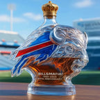 Whiskey Bottle Football-Themed Glass】【。