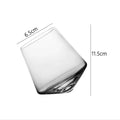 Whiskey Glass Tilted Rocking Base Spill-Resistant 18 Oz