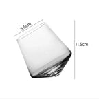 Whiskey Glass Tilted Rocking Base Spill-Resistant 18 Oz
