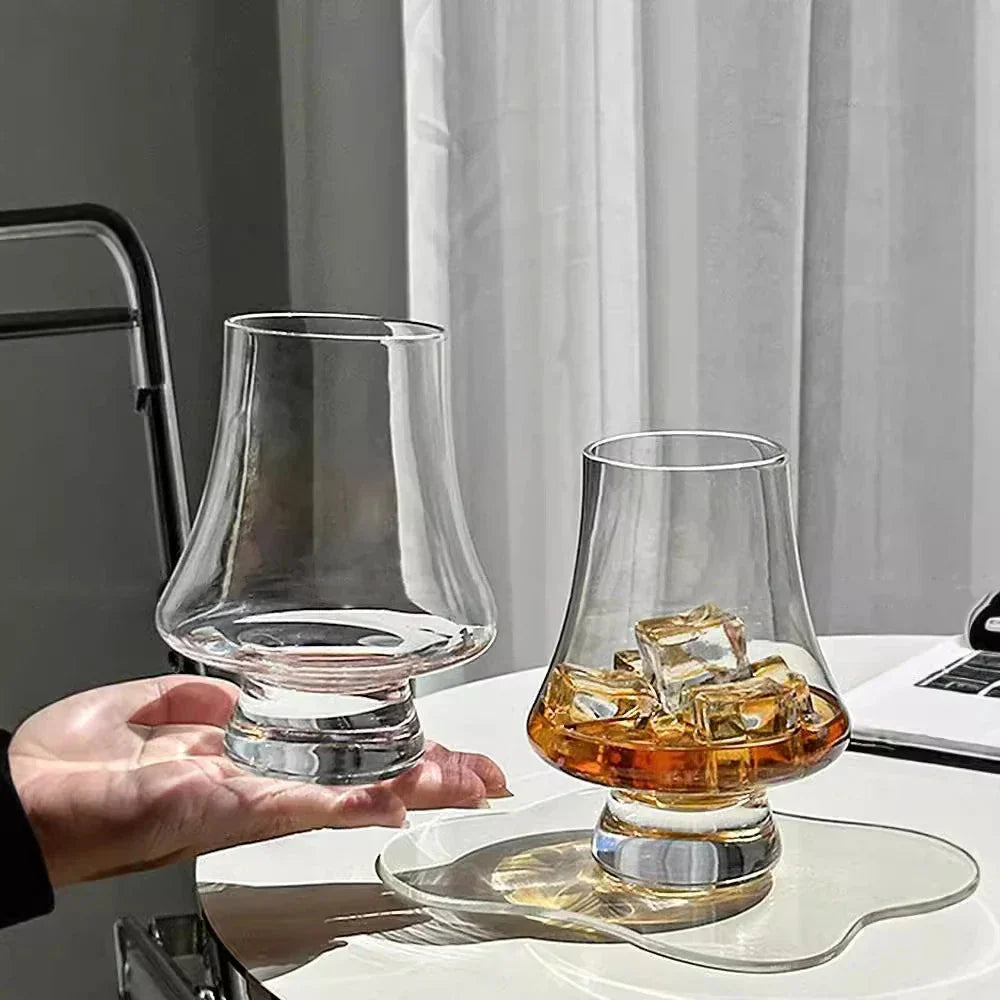Whisky Glasses Set Aroma-Enhancing Conical Lead-Free Set of 4