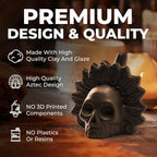 Whistle Ceramic Skull Dual-Chamber Scream Effect