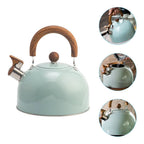 Whistling Kettle Stainless Steel 2.6 Qt Heat-Resistant Handle