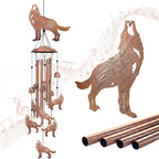 Wind Chime Dachshund Design Weather-Resistant On-site