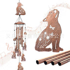 Wind Chime Dachshund Design Weather-Resistant On-site
