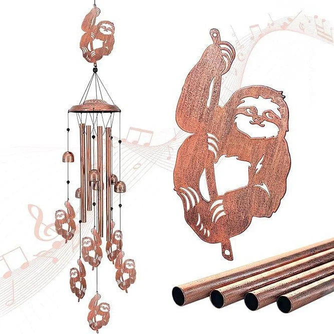 Wind Chime Dachshund Design Weather-Resistant On-site