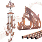 Wind Chime Dachshund Design Weather-Resistant On-site