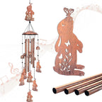 Wind Chime Dachshund Design Weather-Resistant On-site