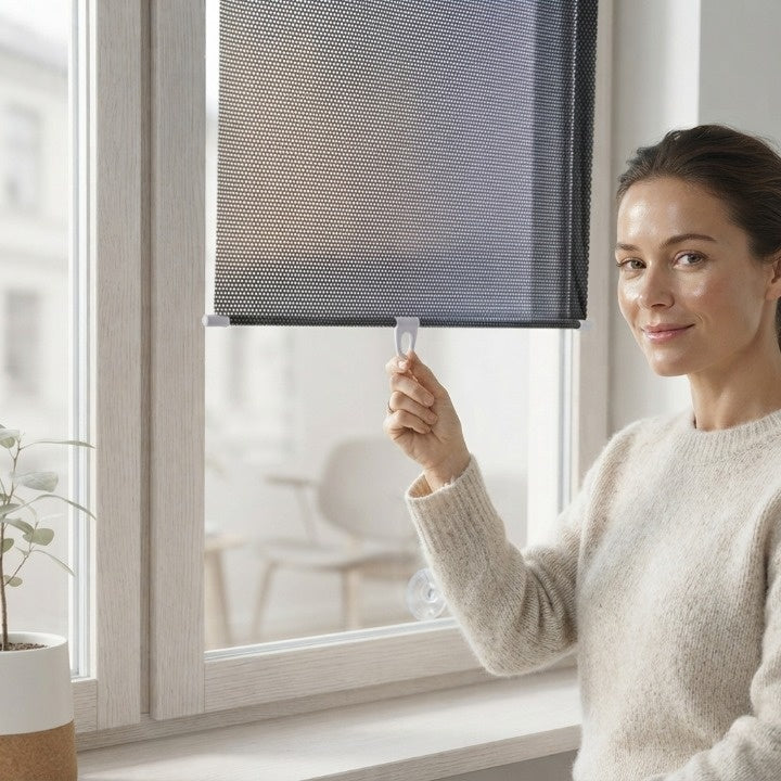 Window Blind Electrostatic Adhesion UV-Blocking Reusable