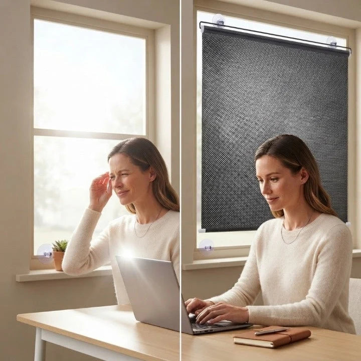 Window Blind Electrostatic Adhesion UV-Blocking Reusable