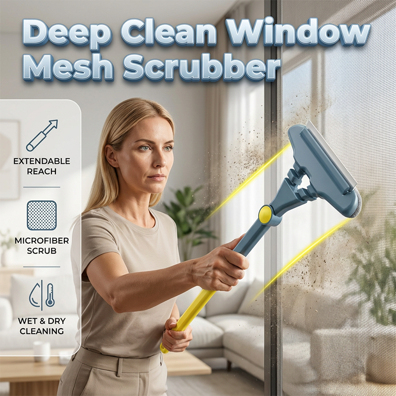 Window Cleaner Telescopic High-Density Pad Wet & Dry