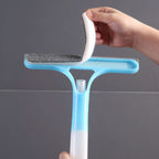 Window Cleaning Tool 3-in-1 Scraper Squeegee Microfiber Cloth