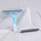 Window Cleaning Tool 3-in-1 Scraper Squeegee Microfiber Cloth