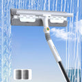 Window & Floor Squeegee 360° Rotating Head Long Handle