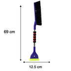 Window Frame Brush 2-in-1 Scraper & Non-Slip Handle
