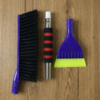Window Frame Brush 2-in-1 Scraper & Non-Slip Handle