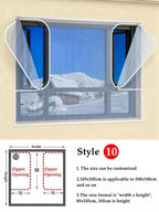 Window Insulation Film Double-Layer Transparent Reusable Draft Reduction