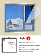 Window Insulation Film Double-Layer Transparent Reusable Draft Reduction