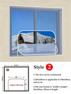 Window Insulation Film Double-Layer Transparent Reusable Draft Reduction