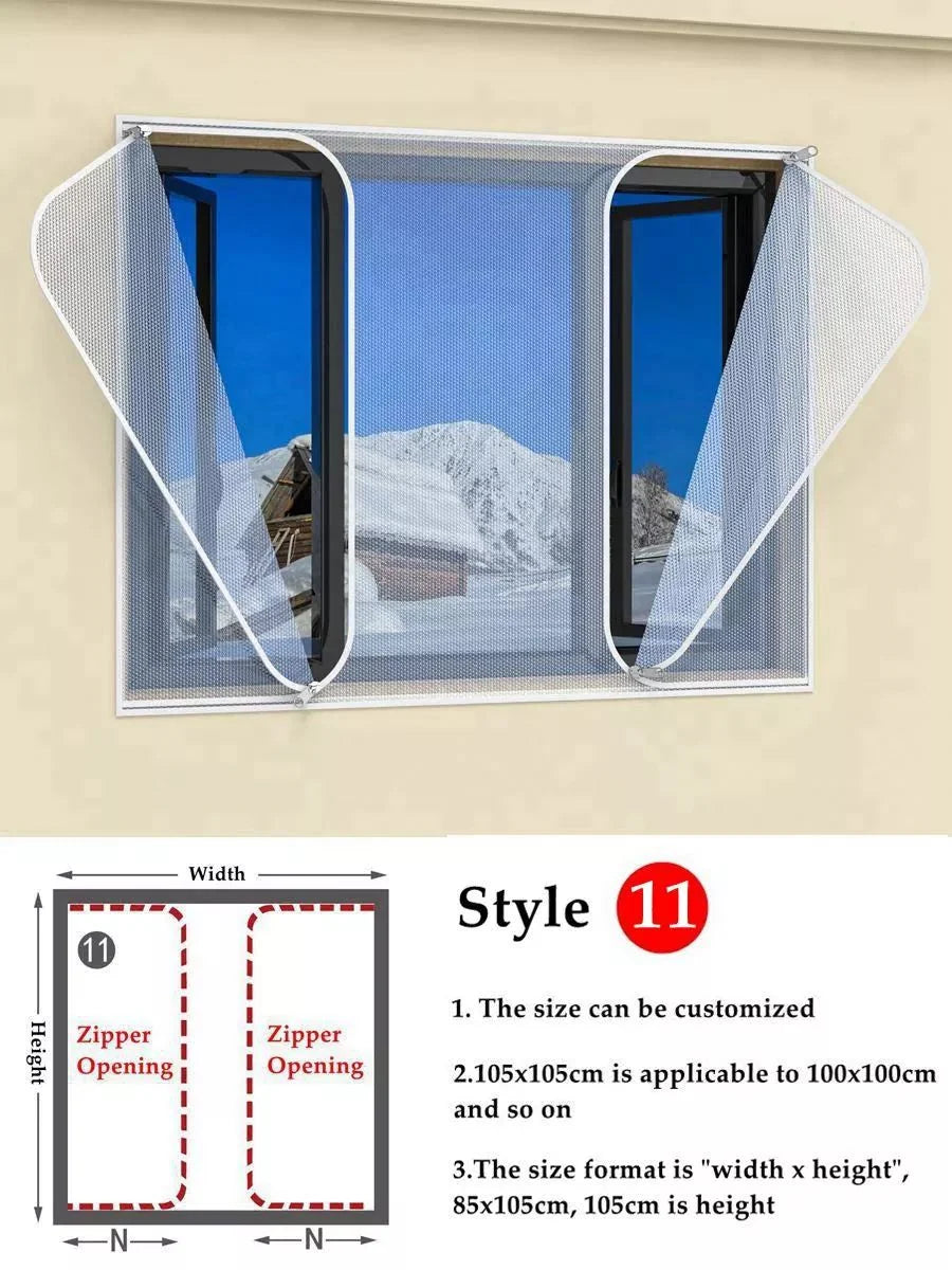 Window Insulation Film Double-Layer Transparent Reusable Draft Reduction