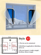 Window Insulation Film Double-Layer Transparent Reusable Draft Reduction