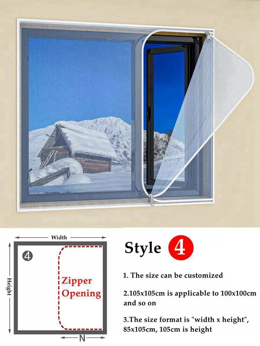 Window Insulation Film Double-Layer Transparent Reusable Draft Reduction