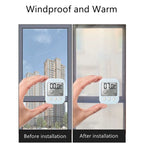 Window Insulation Film Double-Layer Transparent Reusable Draft Reduction