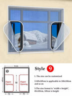 Window Insulation Film Double-Layer Transparent Reusable Draft Reduction