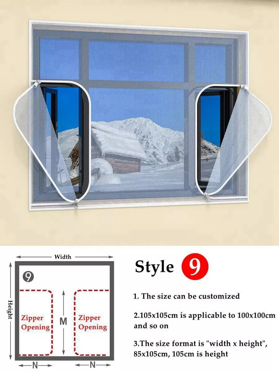 Window Insulation Film Double-Layer Transparent Reusable Draft Reduction