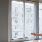 Window Mosquito Net Polyester Mesh Self-Adhesive Mounting
