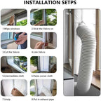 Window Seal Airtight Zipper & Adhesive Stretch Fabric