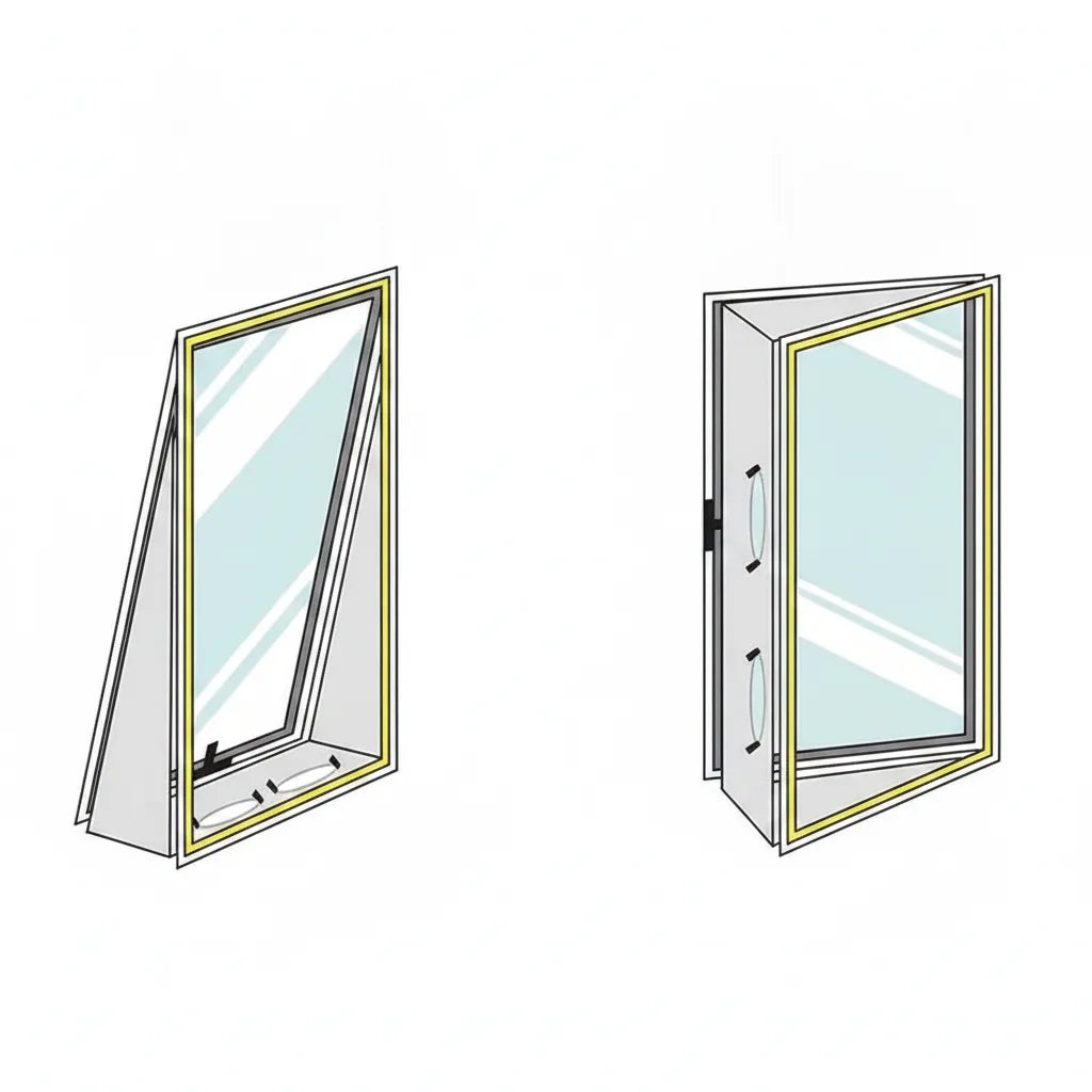 Window Seal Airtight Zipper & Adhesive Stretch Fabric