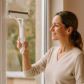 Window Squeegee 3-in-1 Built-In Spray & Streak-Free Blade