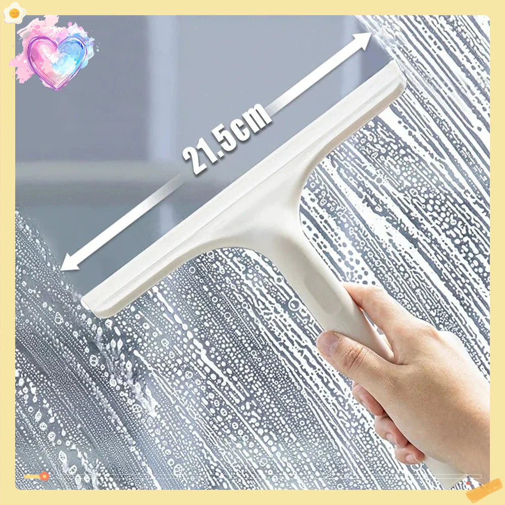 Window Squeegee 3-in-1 Built-In Spray & Streak-Free Blade