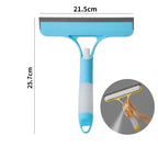 Window Squeegee 3-in-1 Built-In Spray & Streak-Free Blade