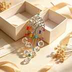 Window Suncatcher Tree Of Life Faceted Crystal Beads