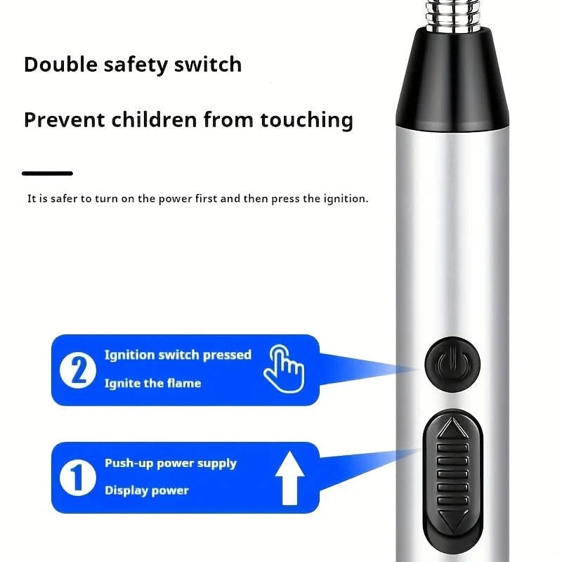 Windproof Lighter Compact Portable Metal & ABS Construction