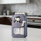 Windproof Lighter Metal Gear-Driven Compact Design