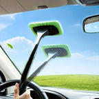 Windshield Cleaning Brush Microfiber Head & Ergonomic Handle