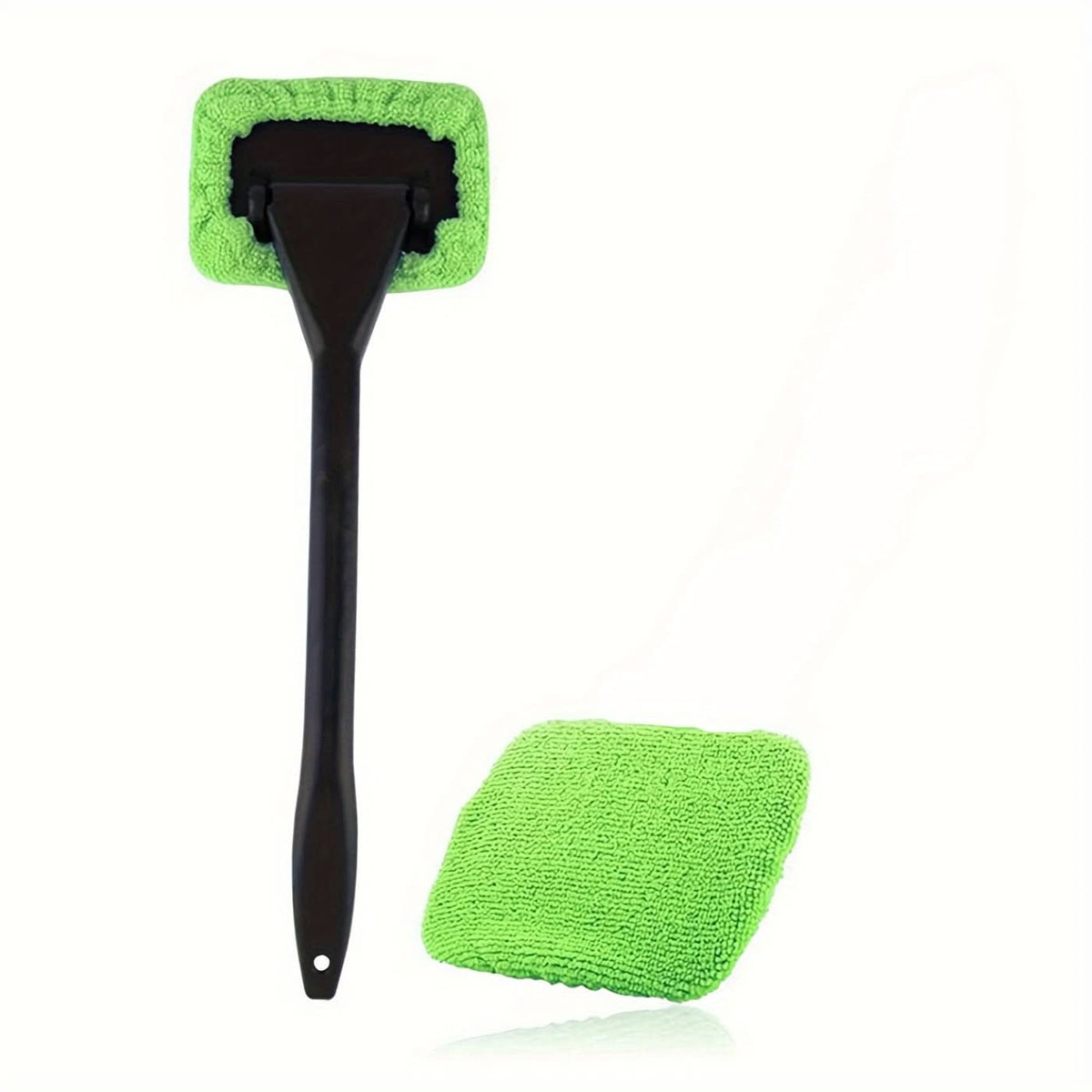 Windshield Cleaning Brush Microfiber Head & Ergonomic Handle